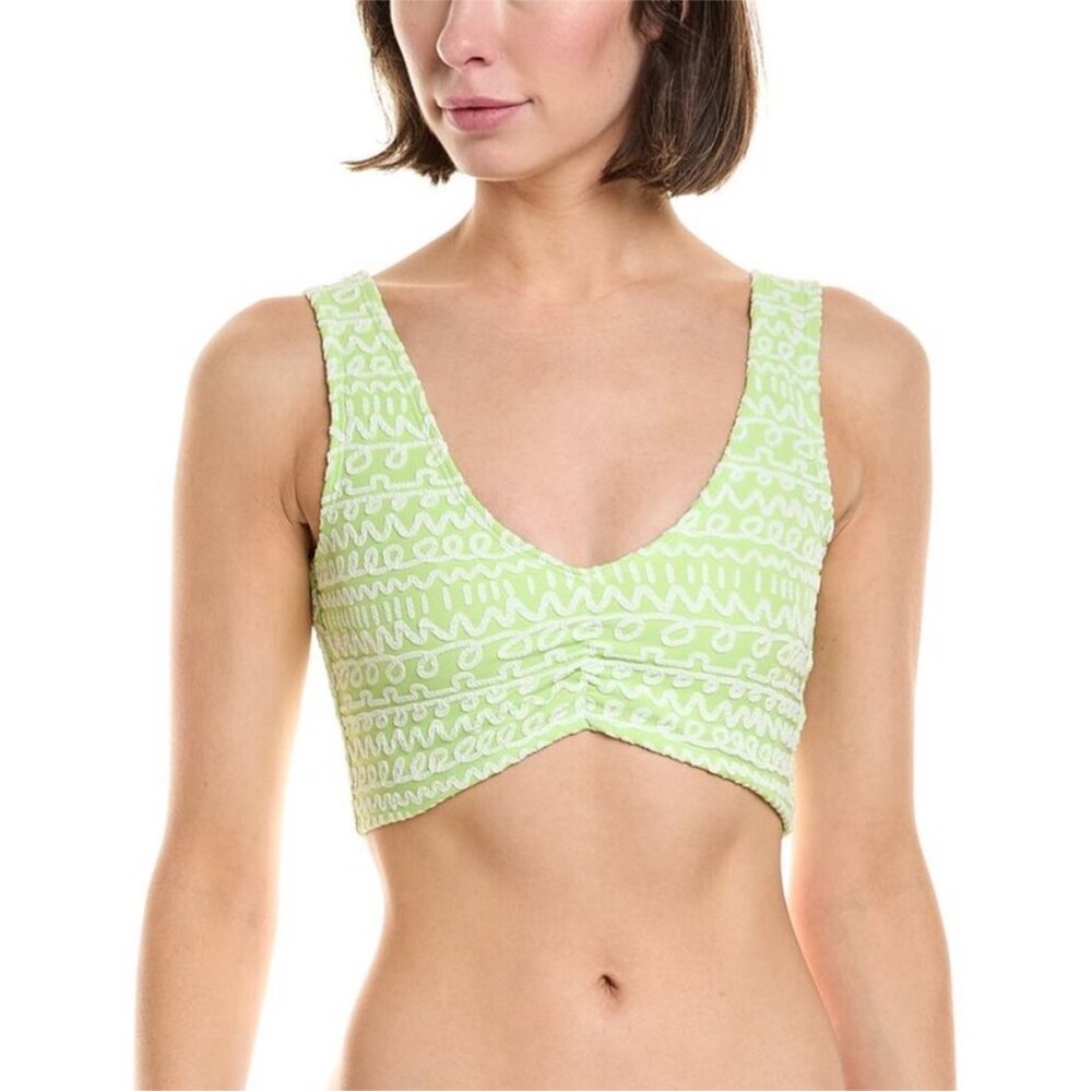 Montce Lime Green Bikini top and shorts